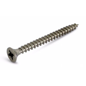 Stainless steel chipboard screw