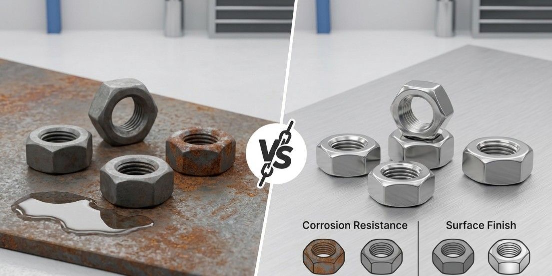 mild-steel-vs-stainless-steel-hex-nuts-complete-guide